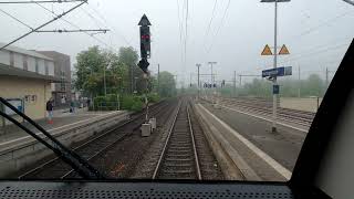 Führerstandsmitfahrt  RE1 RRX Verstärker  Geilenkirchen  Aachen  Köln  BR 462 Desiro HC [upl. by Yulma]