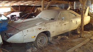 Epic Barn Find in Midwest Superbird Talladega Charger 500 and MORE [upl. by Tiler]