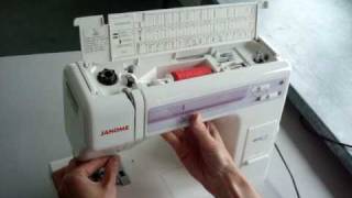 time2do Janome 4618 Topthread Threading [upl. by Nonaihr]