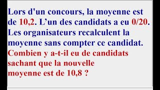 Résoudre un problème en calculant des moyennes [upl. by Adranoel]