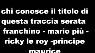 insomnia mario più franchino ricky le roy principe maurice [upl. by Arvad]