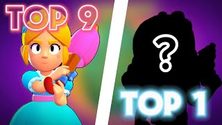 Las TOP 10 mejores mutaciones de Brawl Stars [upl. by Ydnat]