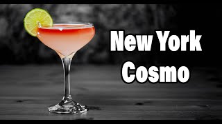 How To Make A New York Cosmo Cocktail  Booze On The Rocks [upl. by Novikoff]