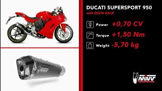 DUCATI SUPERSPORT 950  MIVV DELTA RACE [upl. by Tterag]