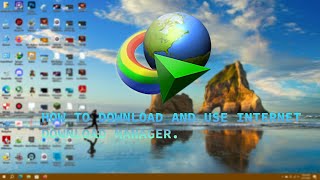 HOW TO USE AND DOWNLOAD INTERNET DOWNLOAD MANAGER [upl. by Tandie]