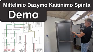 Miltelinio Dazymo Kaitinimo Spintos Gamyba Demo [upl. by Pinchas]