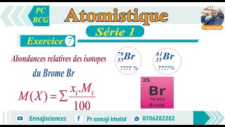 Abondance relative du Brome Exercice 7 [upl. by Guria]