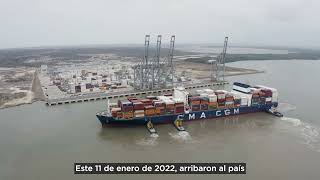 Primera importación de gas natural arribó al Ecuador [upl. by Sunev566]