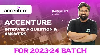 Accenture Interview Questions and Answers  Accenture Interview 202324 [upl. by Aynahs]