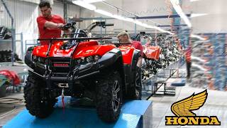 Building Fastest Honda ATVs AllTerrain Vehicle Assembly line  Rancher FourTrax 250R Foreman [upl. by Aliuqat59]