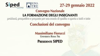 Siped  Convegno Nazionale Roma 2022  29012022  13001315  Conclusioni del Convegno [upl. by Adan82]