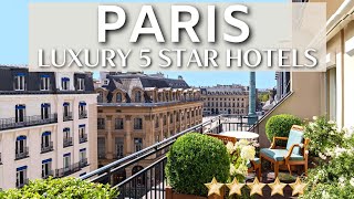 TOP 10 Best Luxury 5 Star Hotels In PARIS France  Best Hotels Paris [upl. by Arlette892]