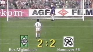 Hannover 96  Borussia M´Gladbach  Pokalfinale 1992  Das Elfmeterschießen [upl. by Jehovah760]