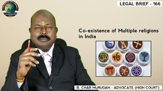 Coexistence of Multiple religions in India  Legal Brief  166  CMLA [upl. by Karlise459]