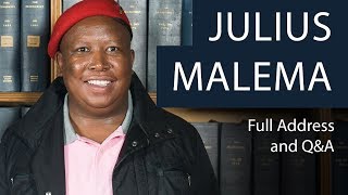 Julius Malema  Full Address and QampA  Oxford Union [upl. by Akirdnas357]