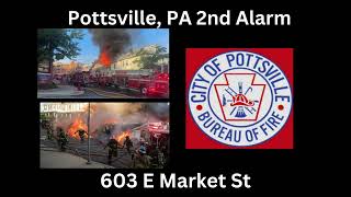 Pottsville PA 2nd Alarm Fireground Audio 52324 [upl. by Notlim883]