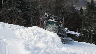 Behind the Scenes Crafting the Perfect Ski Racing Slope with Prinoth Snow Groomers [upl. by Hahsia]