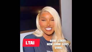 RHOA NENE LEKES POPS OUT WITH A NEW LOOK [upl. by Atteroc]