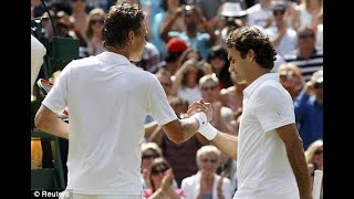 Tomas Berdych vs Roger Federer  Highlights Wimbledon 2010 SF [upl. by Milton]