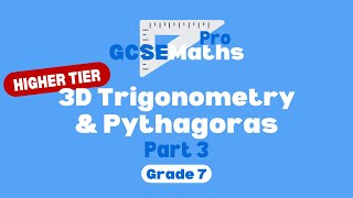 3D Trigonometry amp Pythagoras  GCSE Maths Pro [upl. by Susanne790]