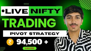 94500 Rupees  PROFIT  SCALPING with CPR STRATEGY  NIFTY OPTIONS TRADING [upl. by Nimsaj]