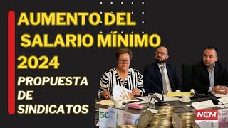 🔴AUMENTO DEL SALARIO MINIMO 2024  Propuesta de Sindicatos SalarioMínimo noticiasdehoy colombia [upl. by Furtek]