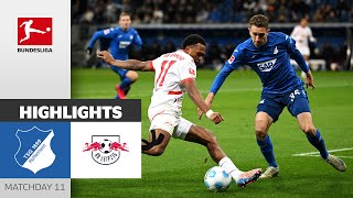 LateGoal Turns Game Around  TSG Hoffenheim  RB Leipzig 43  Highlights  MD 11 – Bundesliga [upl. by Atilal]