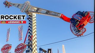 ROCKET Rides  Giostre 2024 🇮🇹 Legnano Lunapark 4K [upl. by Ximenes]