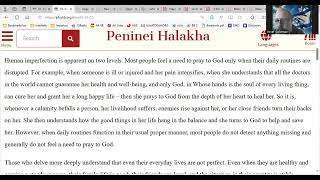 Peninei Halacha – Womens Prayer Chapter 1 First amp Second Halachot [upl. by Adnov]