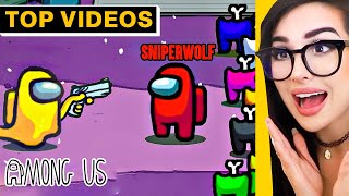 Funniest Moment Playing Among Us  SSSniperWolf [upl. by Aip]