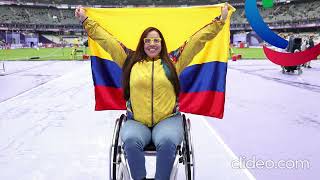 José Gregorio Lemos y Érica Castaño ganan medalla de oro en los Juegos Paralímpicos París 2024 [upl. by Nirtak]