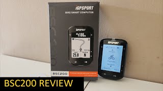 GPS IGPSPORT BSC200 REVIEW COMPLETO [upl. by Inahpit]