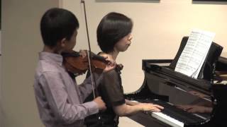 Jason 10 years old  Plays Beriot violin concerto No 9 first mvt [upl. by Aerdno]