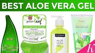 10 Best Aloe Vera Gel for Skin in India with Price  Summer Special [upl. by Dviad]