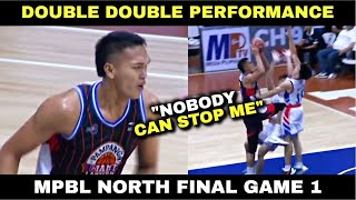 JUSTINE BALTAZAR MPBL NORTH DIVISON FINALS GAME 1 [upl. by Ermengarde]