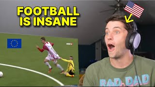 American reacts to Funniest Moments in Football [upl. by Oberon]