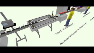 NJM Packaging line simulation with Flexsim [upl. by Milde]