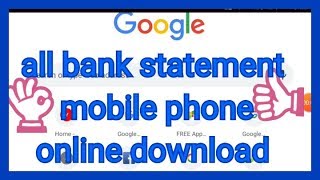 All Bank Statement Mobile Phone Online Download Federal BankBank Statement Tech Live Guruji Video [upl. by Uase]