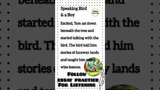 Speaking Bird and a Boy  Short Story  Learn English through listening to Story [upl. by Beulah]