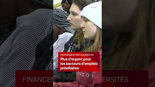 Québec offrira de l’argent aux universités  Vidéojournal [upl. by Yeloc]