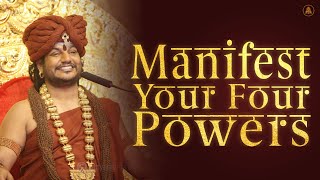 Manifest Your Four Powers  Nithyananda Satsang  15 Jul 2016 [upl. by Aierdna]