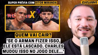 EXCLUSIVO ANÁLISE E PRÉVIA DA LUTA POR VITOR MIRANDA CHARLES VAI NOCAUTEAR TSARUKYAN NO UFC 300 [upl. by Clarise]