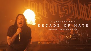 THY ART IS MURDER  DECADE OF HATE Live in Melbourne 2023 [upl. by Ylrae]