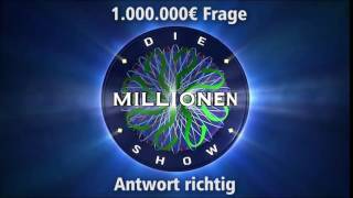 1000000€ Frage  Antwort richtig  Millionenshow Soundeffect [upl. by Riana]