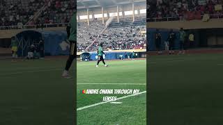 I enjoyed capturing 🇨🇲🧤Andre Onana in Uganda football africanqualifiers mensfootball [upl. by Timmie361]