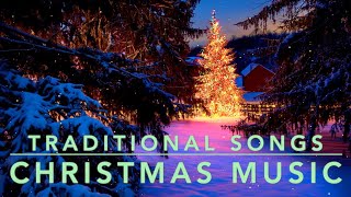 Beautiful Christmas Music with Snow Falling  Traditional Instrumental Christmas Songs and Carols [upl. by Aimak]