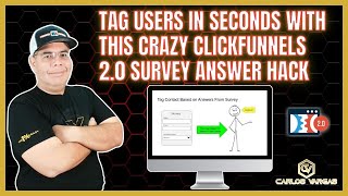 Tag Users in SECONDS with This Crazy Clickfunnels 20 Survey Answer Hack [upl. by Leruj]