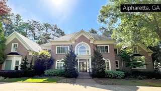 Alpharetta Home for Sale  7 bedrooms  72 baths  AtlantaHomesForSale [upl. by Chubb]