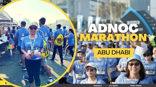 ADNOC Abu Dhabi Marathon 2022  25KM RUN  Air show [upl. by Hserus]