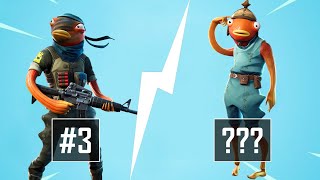 Fortnite FISH SKINS Ranked from WORST to BEST [upl. by Zicarelli71]